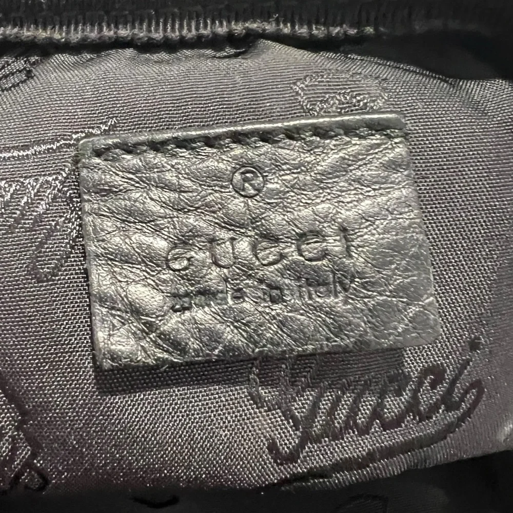 Gucci Monogram Leather Crossbody Belt Bag - Picture 6 of 9